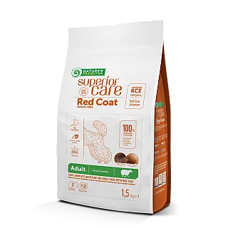 Сухий корм для собак Nature's Protection Superior Care Dog для дорослих собак малих порід з рудою шерстю з ягнятком 1,5 кг