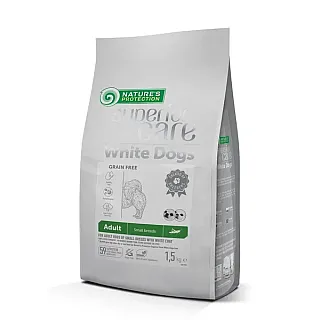 Nature's Protection Superior Care White Dog Grain Free Adult Small and Mini Breeds Insect 1,5 кг