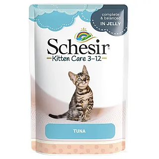 Вологий корм Schesir Tuna для кошенят з тунцем 85 г