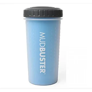 Лапомийка DEXAS MudBuster велика з кришкою, для собак, висота 22 см, діаметр 12 см, блакитна