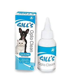 Краплі для очей Croci Gill's Opto Clean для котів і собак, гігієнічні, 50 мл