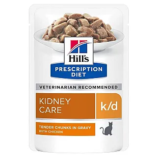 Лікувальні консерви Hills Prescription Diet Kidney Care k/d Chicken для підтримки функцій нирок у кішок 85 г