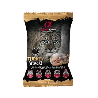 Alpha Spirit ласощі для кота індичка 50 г