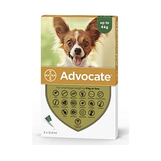 Bayer Advocate для собак до 4 кг 1 піпетка