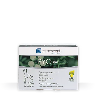 Dermoscent PYOspot Антибактеріальні краплі на холку для собак (до 10 кг)