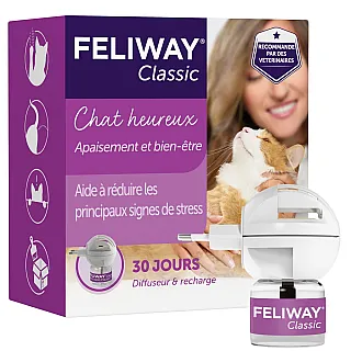 Ceva Feliway Classic (Фелівей Класік) дифузор + змінний блок – заспокійливий засіб для котів під час стресу, 48 мл