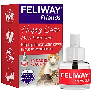 Змінний блок Ceva Feliway Friends для зняття стресу і корекції поведінки у кішок, 48 мл