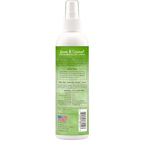 Дезодоруючий спрей для домашніх тварин TropiClean "Лайм та кокос" 236 мл 2