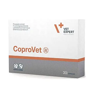 VetExpert CoproVet - харчова добавка для котів і собак для ефективного вирішення проблеми копрофагії 30 капс
