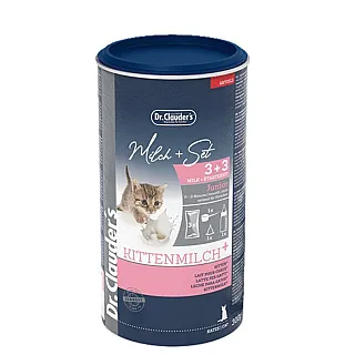 Dr.Clauder's Aufbau Plus Kittenmilch Сухе молоко для кошенят з Omega-3 + FOS 300 г Набір (пляшечка + 3пакети + 2соски + ложка)