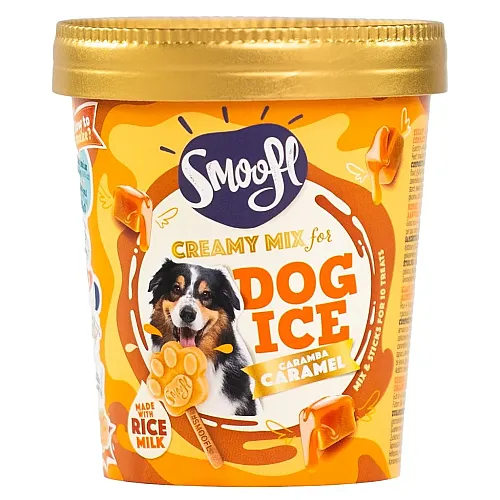 Морозиво для собак Smoofl Creami Caramel зі смаком карамелі 2х52,5 г 1