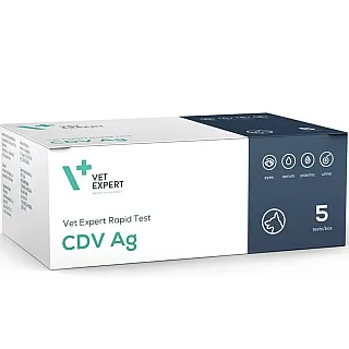 Експрес-тест VetExpert CDV Ag - вірус чуми собак (5 шт.)