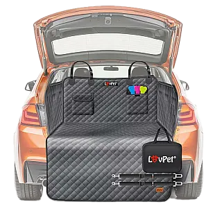 Чохол на заднє сидіння автомобіля LovPet - Protector, Anthracite