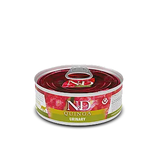 Farmina вологий корм N&D QUINOA URINARY, DUCK & CRANBERRY ADULT для проф. сечокам'яної хвороби 80 г
