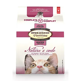 Oven-Baked Nature’s Code беззерновий сухий корм для котів з м’яса курятини 2.27 кг