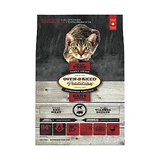 Oven-Baked Tradition повністю збалансований беззерновий сухий корм для котів з червоним м’ясом 1.13 кг