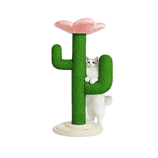 Кігтеточка для котів Vetreska квітучий кактус Д-57*Ш-46,5*В-105 см