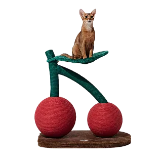 Кігтеточка для котів Vetreska дві вишні Д-68*Ш-37*В-66 см