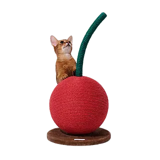 Кігтеточка для котів Vetreska вишня Д-27,5*Ш-27,5*В-48 см