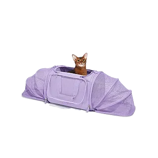 Розкладна сумка-переноска Vetreska у ніжному ліловому відтінку