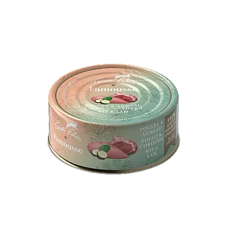 Вологий корм для котиків FAMOUSSE Terra Felis 80 г Курка та ягня