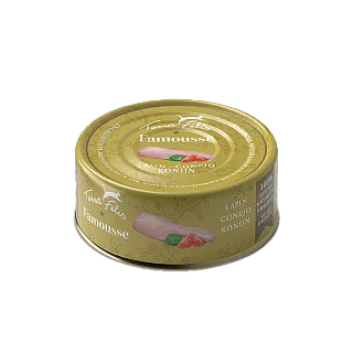 Вологий корм для котиків FAMOUSSE Terra Felis 80 г Кролик