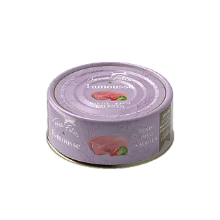 Вологий корм для котиків FAMOUSSE Terra Felis 80 г Індичка