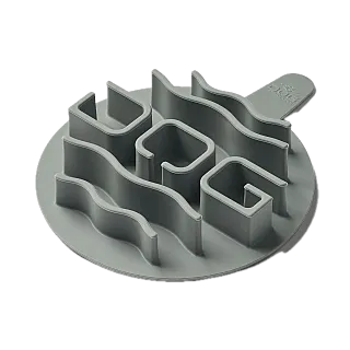 Силіконова миска Dog Copenhagen для повільного годування Libra Slowfeeder сірий S 11.5 см х 2.65 см