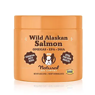 Жувальні ласощі з олією дикого лосося з аляски Natural Dog Company Wild Alaskan Salmon Chews 90 шт