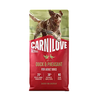Сухий корм Carnilove Active Duck & Pheasant для собак з качкою та фазаном, 4 кг