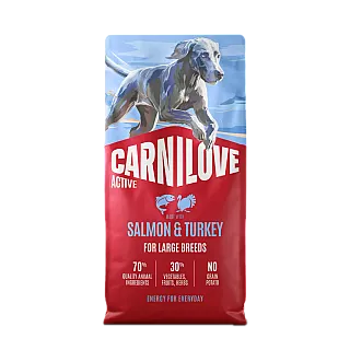 Корм сухий Carnilove Active Salmon&Turkey Large Breed для собак великих порід лосось і індичка 12 кг