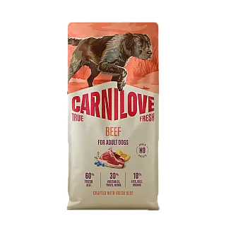 Корм сухий Carnilove True Fresh Beef для собак яловичина 12 кг