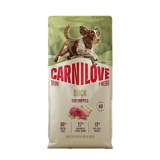 Сухий корм Carnilove True Fresh Puppy для цуценят з качкою, 4 кг