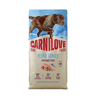 Корм сухий Carnilove True Fresh Fish & Turkey для собак риба та індичка 12 кг