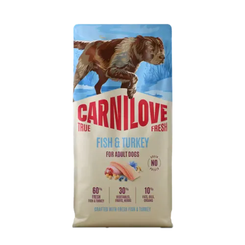 Корм сухий Carnilove True Fresh Fish & Turkey для собак риба та індичка 4 кг 1