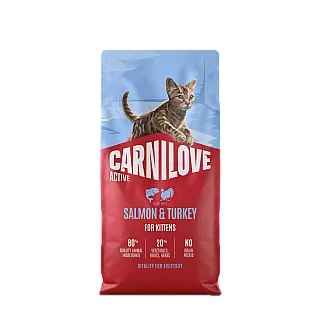 Корм сухий Carnilove Active Salmon&Turkey Kitten для кошенят лосось і і індичка 6 кг
