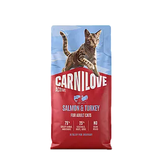 Сухий корм Carnilove Active Salmon&Turkey для кішок з лососем та індичкою, 2 кг