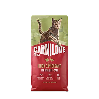 Сухий корм Carnilove Active Duck & Pheasant Sterilised для стерилізованих кішок з качкою і фазаном, 2 кг