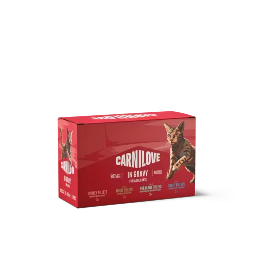 Корм вологий Carnilove Gravy Multipack для котів в соусі в асортименті 12×85 г 1