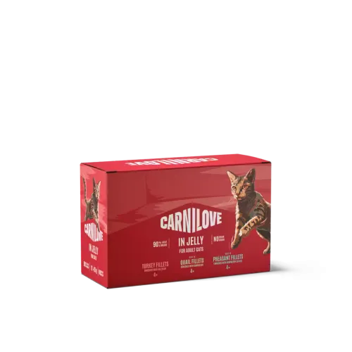 Корм вологий Carnilove Jelly Multipack для котів в желе в асортименті 12×85 г 1
