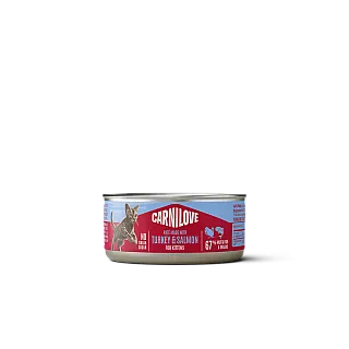 Корм вологий Carnilove Turkey & Salmon для кошенят паштет індичка і лосось 100 г
