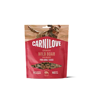 Ласощі Carnilove Crunchy Snack Wild Boar with Rosehips для собак хрусткі дикий кабан і шипшина 200 г