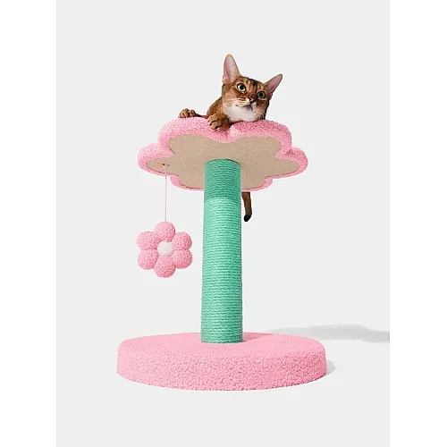 Кігтеточка для котів Vetreska Flora Cat Climber дві платформи 4