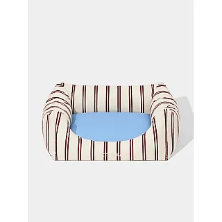 Диван‑лежанка Vetreska Mist And Merlot Pet Sofa крем і смужки (M)