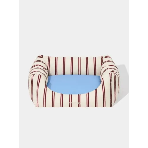Диван-лежанка Vetreska Mist And Merlot Pet Sofa крем і смужки (L) 1