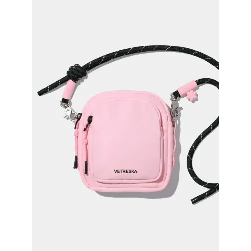 Сумка для прогулянок Vetreska - Flora Mini Black with Pink Flecks 1