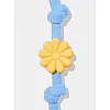Іграшка канат з каучуковою ромашкою Vetreska Daisy і двома вузлами 26*5,8*4,6 см 5