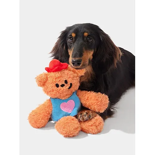 М’яка іграшка для собак Vetreska Buddy Bear Бадді Ведмідь з пискавкою 3