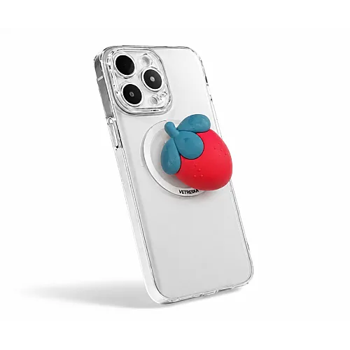 Сет аксесуарів для iPhone Vetreska Strawberry магнітний тримач та багатофункціональний браслет 1