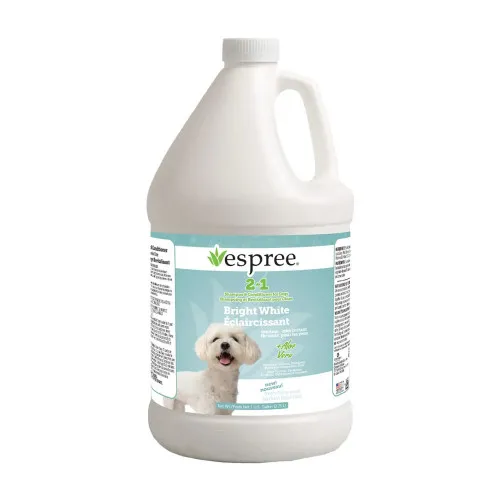 Espree Bright White Dog Shampoo & Conditioner 2 in 1 шампунь-кондиціонер для собак з білою шерстю, 3.79 л 1